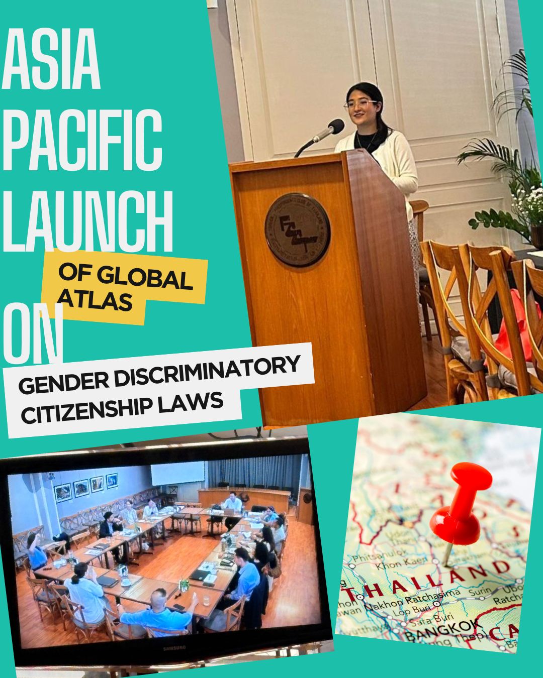 Asia Pacific Launch of the Global Atlas on Gender Discriminatory Citizenship Laws