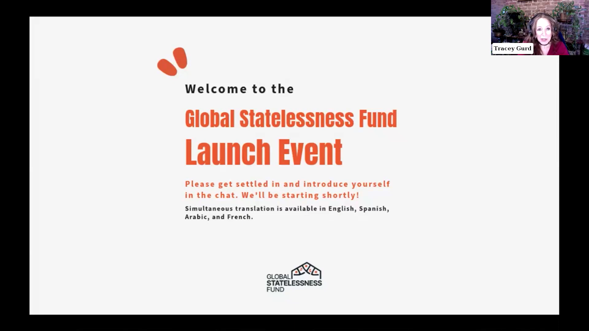 CAPN at the Launch of the Global Statelessness Fund